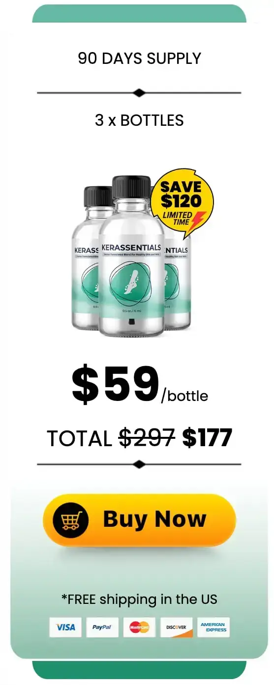 Kerassentials 3 bottle