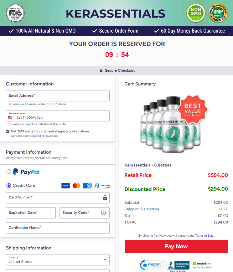 Kerassentials-Secure-Checkout